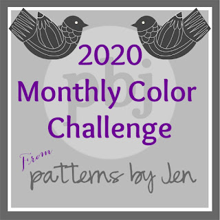 2020 monthly color challenge logo