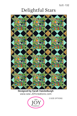 Delightful Stars quilt pattern Sew Joy Creations