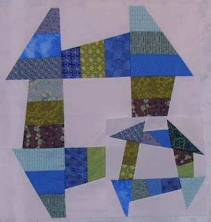 try liberated piecing with this tutorial for churn dash