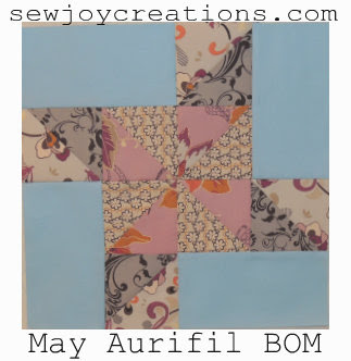 May Aurifil BOM