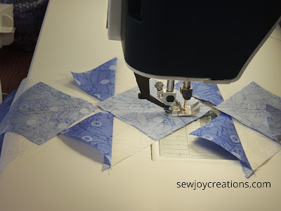 chain piecing no waste flying geese
