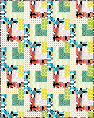 Sew Joy Sew Along with Dropping In pattern