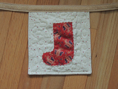 paisley stocking  stocking banner QUILTsocial project