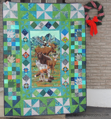 quilt from a panel