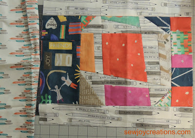 A Finish for the Finish Along Quarter 2 – Liberated Churn Dash placemat