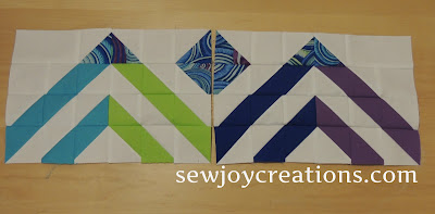 mountain blocks made with bonus hst units