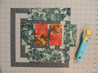 fabric pieces potholder 