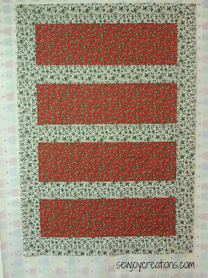 quilt top Christmas quilt