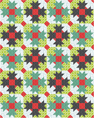 Dazzle quilt lap quilt Good Vibes fabric