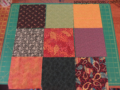 third setting triangle 9 patch