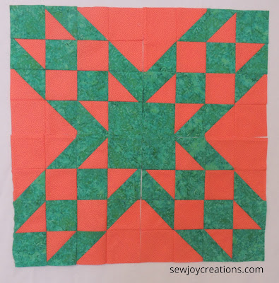 turnabout patchwork diamond star