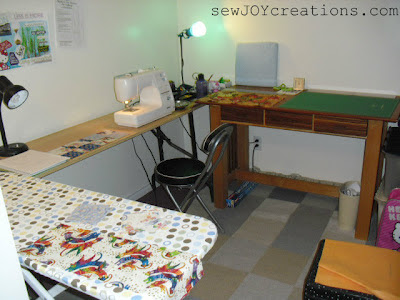 Scenes from my New Quilting Space