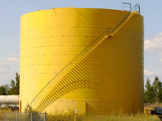 A Yellow Post