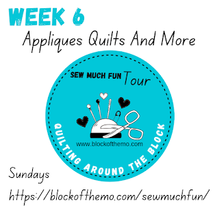 Week 6 of Sew Much Fun Tour